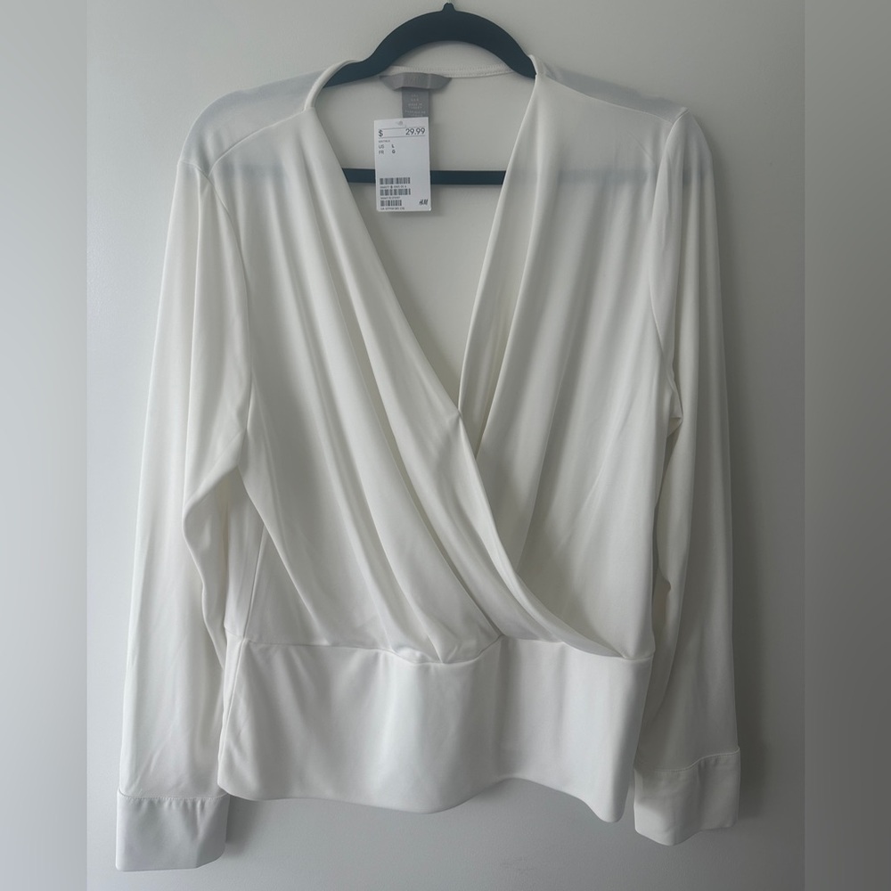 NWT H&M Wrap Blouse